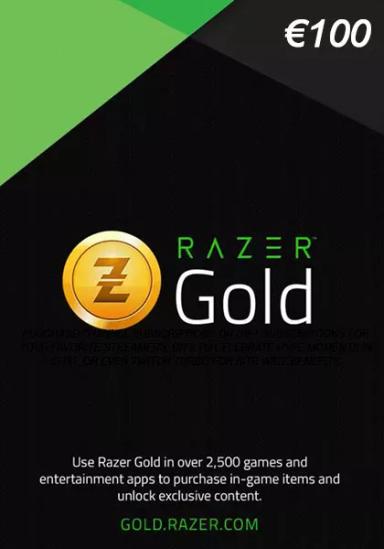 Razer Gold EU 100 EUR Gift Card  cover image
