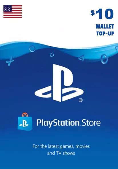 USA PSN 10 USD Gift Card