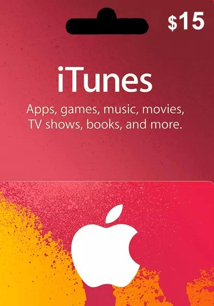 iTunes USA 15 USD Gift Card