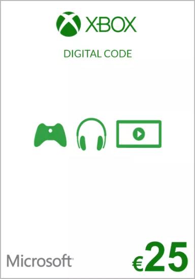 EU Xbox 25 Euro Gift Card  cover image