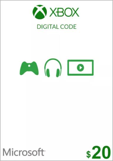 USA Xbox 20 Dollar Gift Card cover image