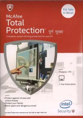 McAfee Total Protection (3 Users-1 Year)